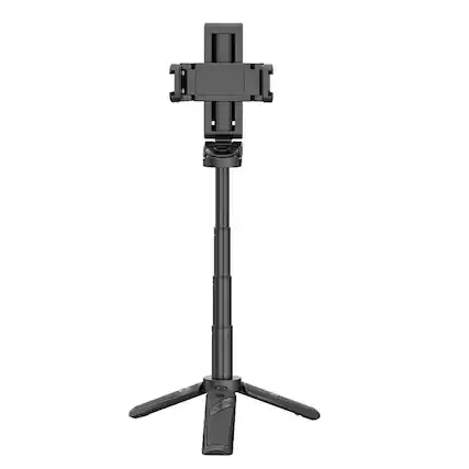 Front. Ulanzi - Ulanzi JJ02 Extendable Tripod with Remote for Smartphone, Black.