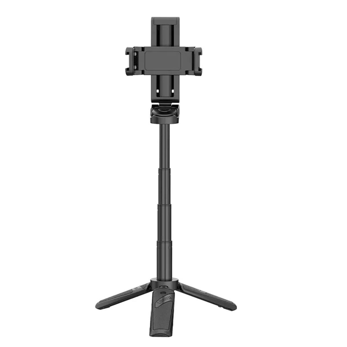 Front. Ulanzi - Ulanzi JJ02 Extendable Tripod with Remote for Smartphone, Black.