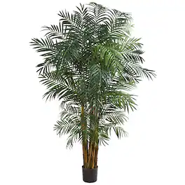 BreeBe - 7' Areca Palm Artificial Tree - Green