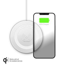 HyperGear - ChargePad Pro 15W Wireless Fast Charger USB-C - White