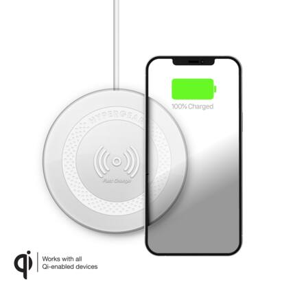 HYPERGEAR
100% Charged
Fast Charge
Works with all Qi-enabled devices