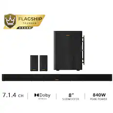 FLAGSHIP Skywave ULTRA
7.1.4 CH Dolby ATMOS
8" SUBWOOFER
840W PEAK POWER