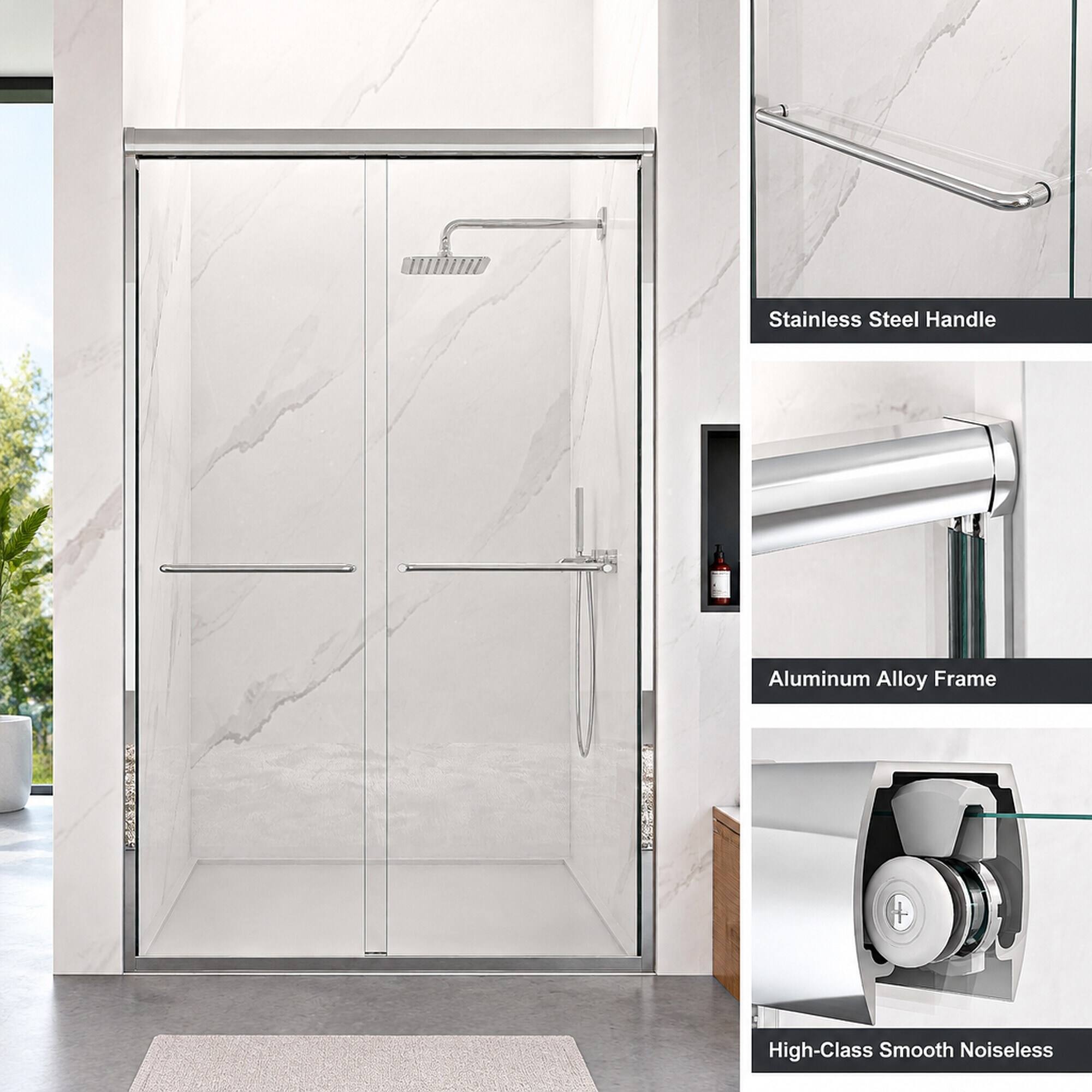 Stainless Steel Handle  
Aluminum Alloy Frame  
High-Class Smooth Noiseless