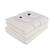 Front. Costway - 80" x 60" Heated Mattress Pad Queen Size Machine Washable Electric Bed Warmer - White.
