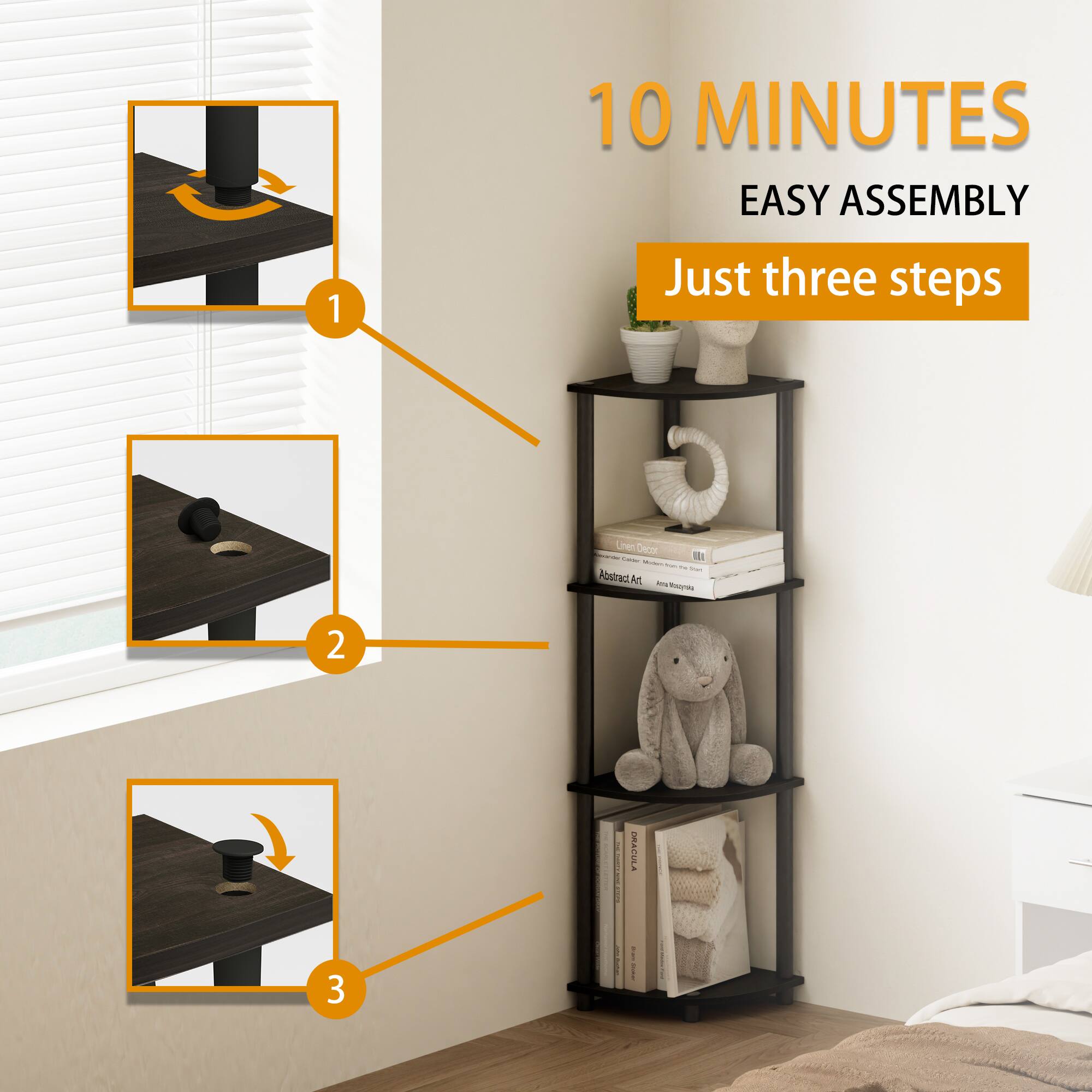 10 MINUTES EASY ASSEMBLY  
Just three steps  
1  
2  
3
