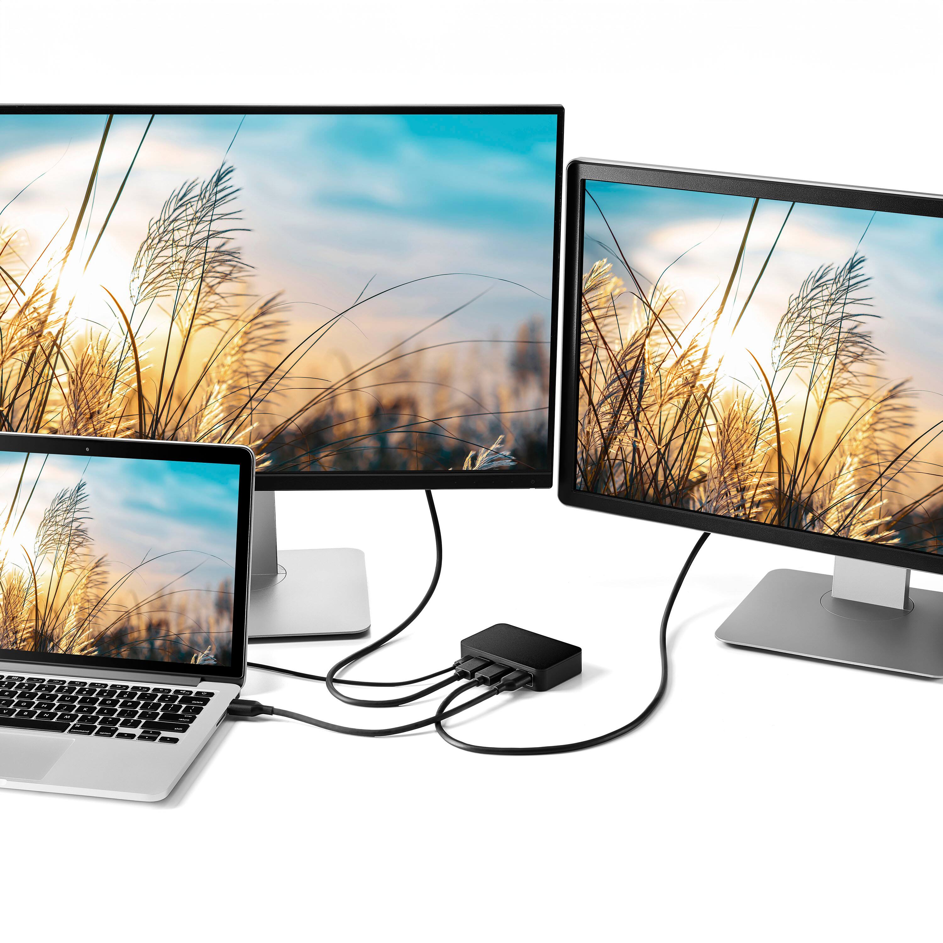 Alt View 10. Insignia™ - HDMI 2-Output Splitter with HDR Pass-Through - Black.