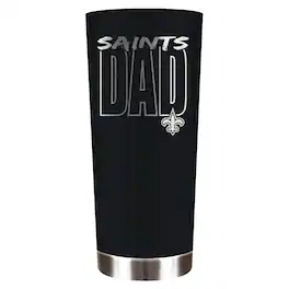 Great American Products - New Orleans Saints Dad 18oz. Roadie Tumbler - Multicolor