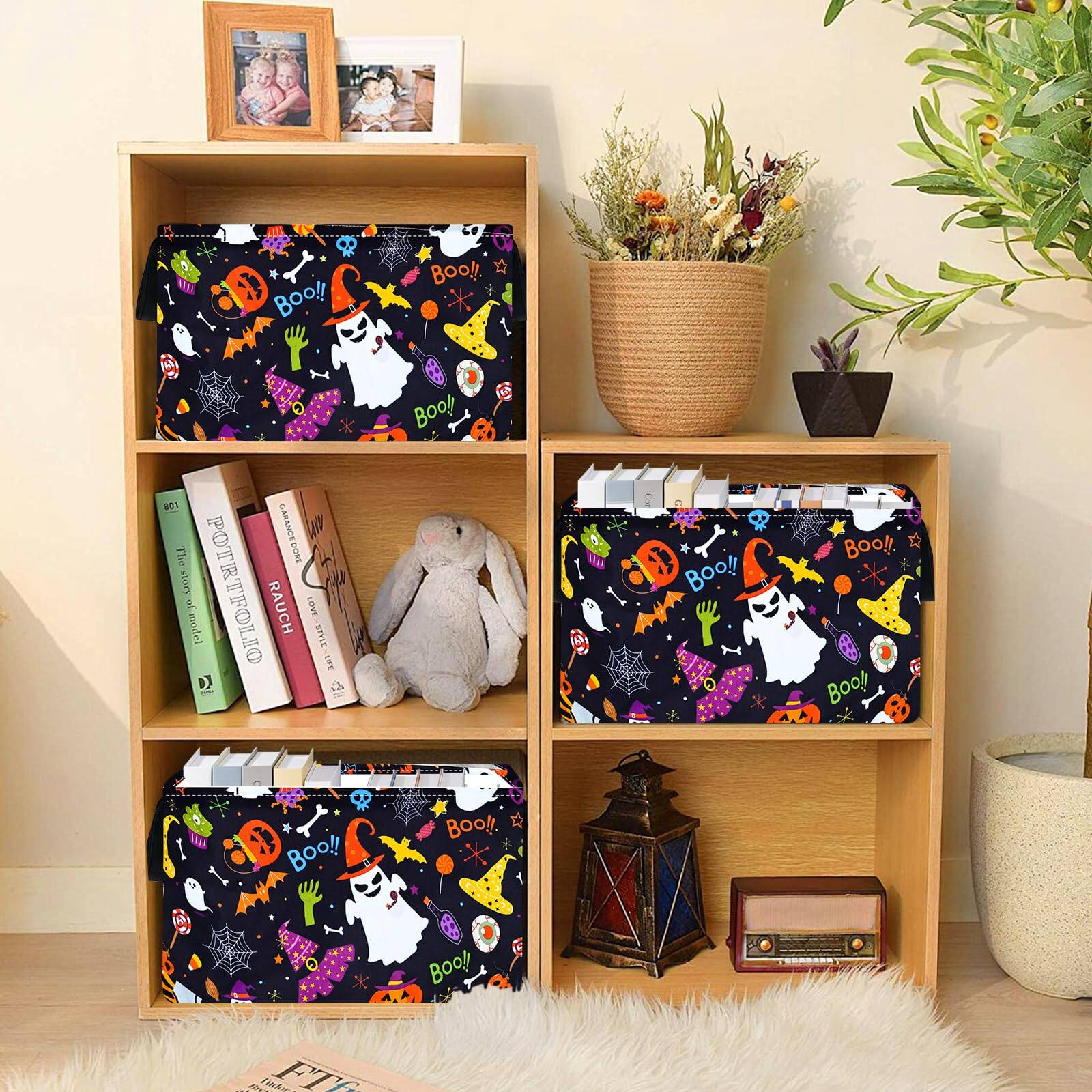 Sure, here is the corrected and grouped text from the image:

**Top Shelf:**
- "Boo!!"
- "Boo!!"
- "Boo!!"

**Middle Shelf:**
- "The Story of a Soul"
- "TURFROLLO"
- "RAUCH"
- "one the other"

**Bottom Shelf:**
- "Boo!!"
- "Boo!!"
- "Boo!!"
- "Boo!!"

**Books:**
- "801"
- "PIONEER"
- "CONSUMER"

**Other Text:**
- "GARAGE"
- "The RONE"
- "POTRFOLIO of RAUCH"
- "3A01"
- "Isbm"
- "A LIFE"
- "Book"
- "A Pn FTF"