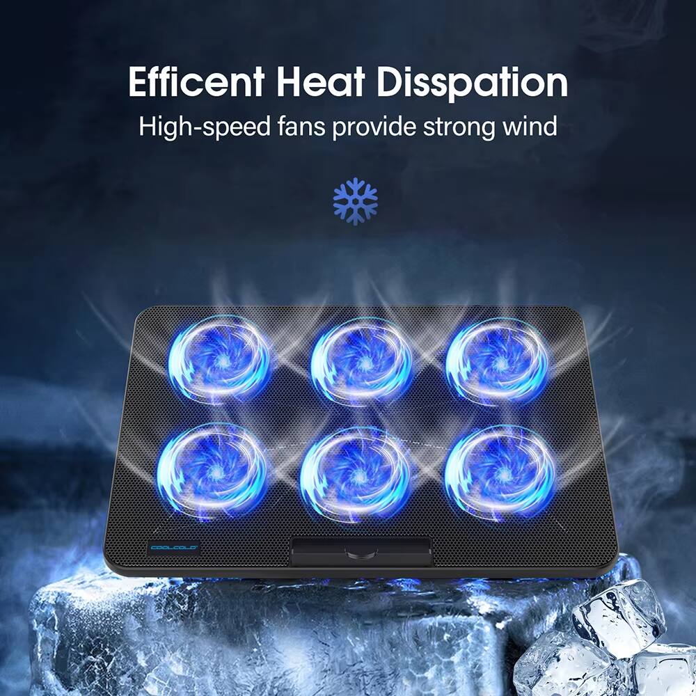Efficient Heat Dissipation  
High-speed fans provide strong wind