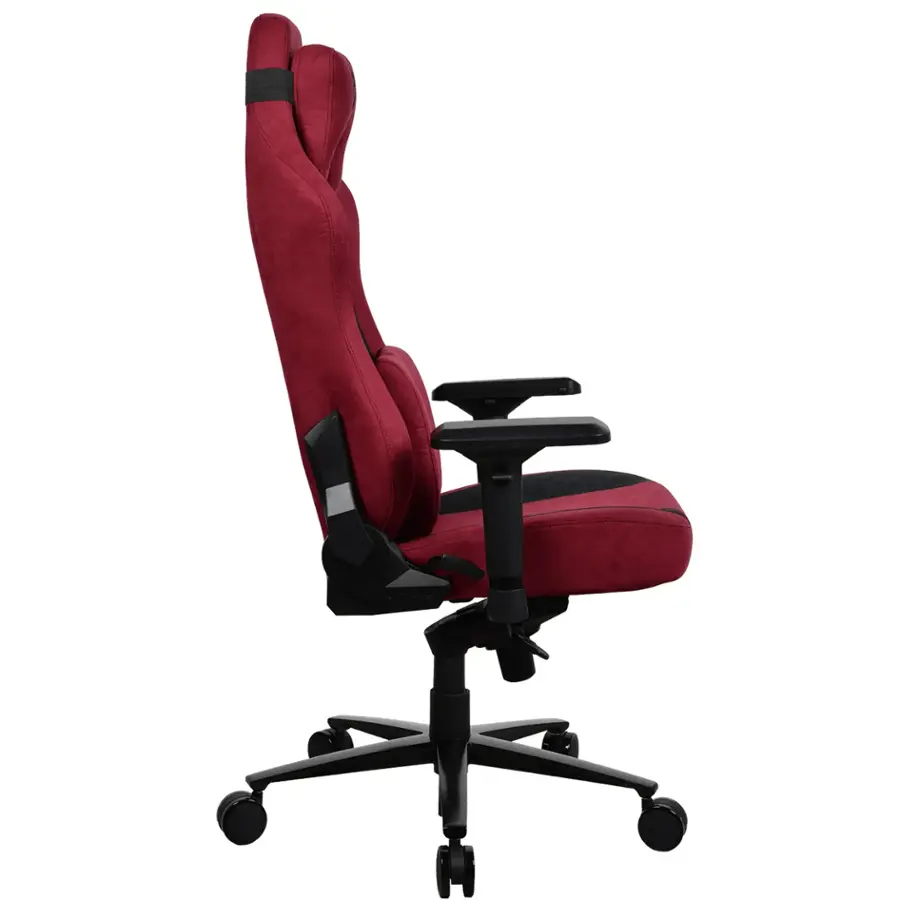 Alt View 15. Arozzi - Vernazza Series Top-Tier Premium Supersoft Upholstery Fabric Gaming Chair - Bordeaux.