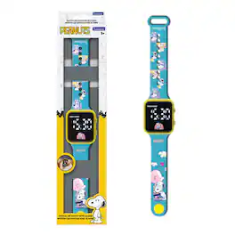Lexibook - Peanuts LED Digital Watch - Blue