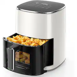 Sweet - 6 QT Air Fryer with 12-in-1 Functions - Beige
