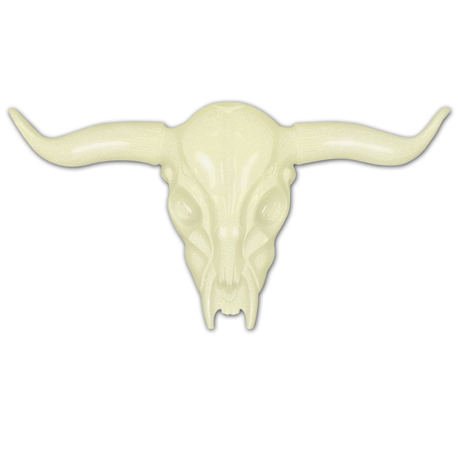 Front. The Beistle Company - Plastic Longhorn Skull  (Pack of 24) - Multicolor.