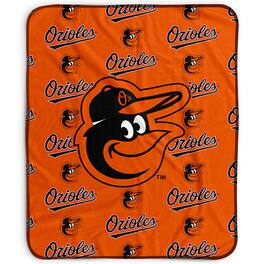 Pegasus - Baltimore Orioles 50" x 60" Repeat Wordmark Fleece Blanket - Multicolor