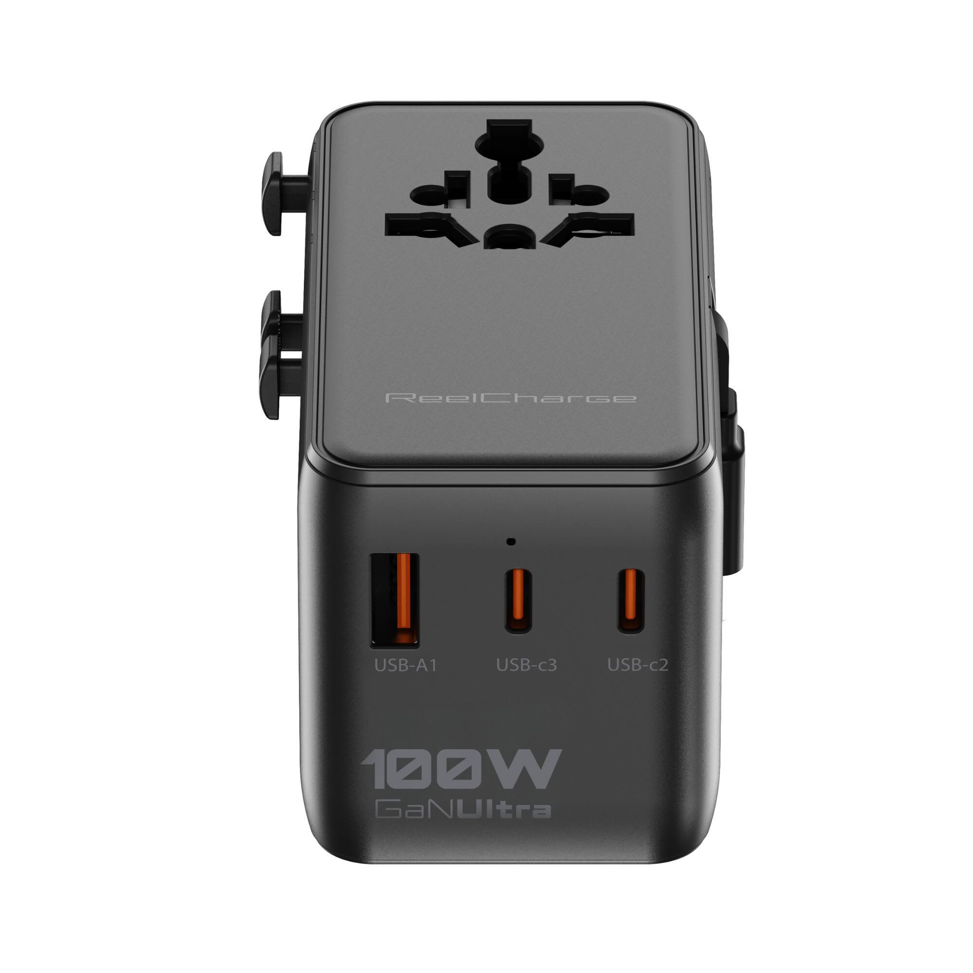 ReelCharge  
USB-A1  
USB-C3  
USB-C2  
100W GaN Ultra