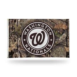 Rico Industries - Washington Baseball Nationals Indoor Outdoor Camo Look 3x5 Banner Flag - Multi