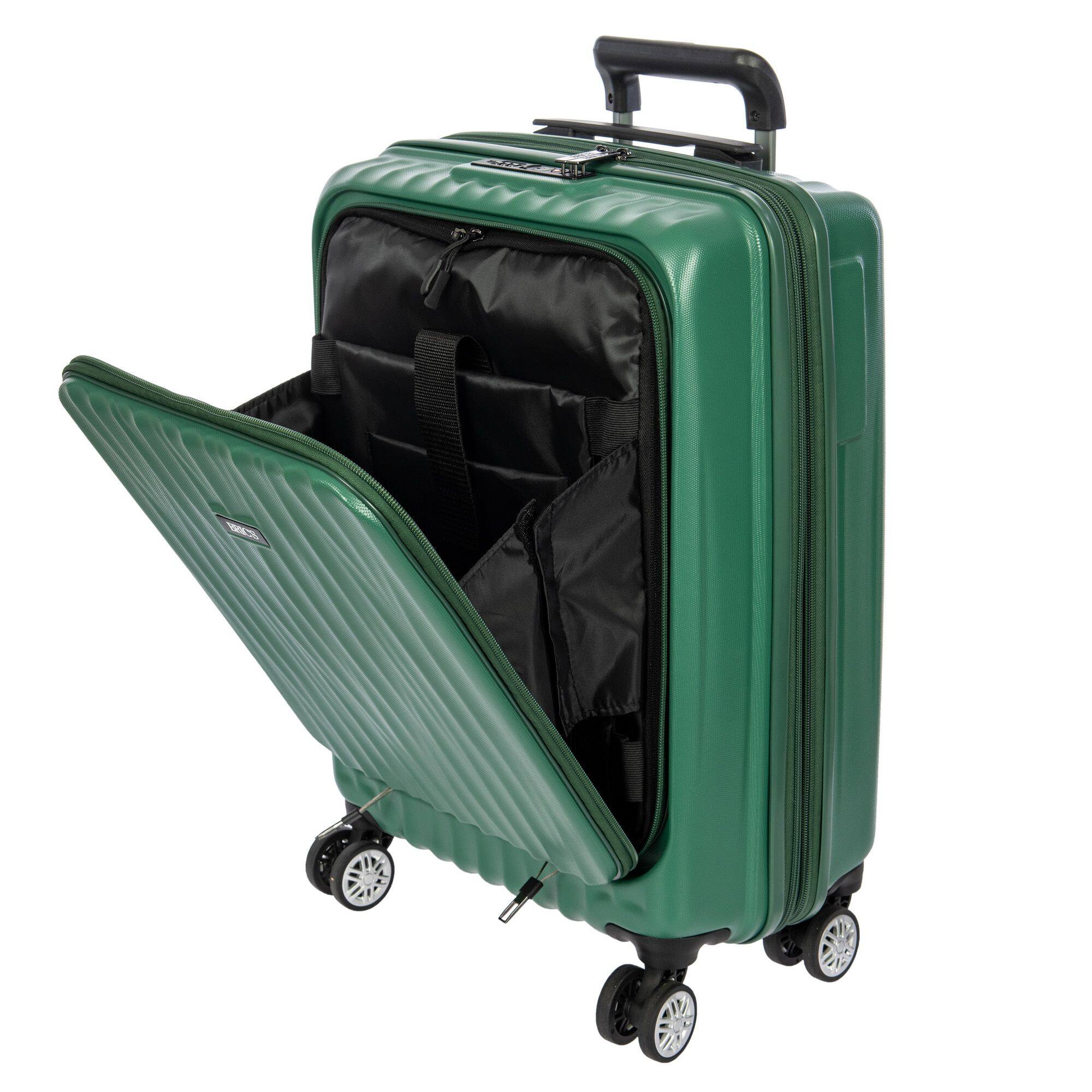 Back. Bric's - Bric's Cervia 3-Piece Spinner Set, Dark Emerald - Dark Emerald.