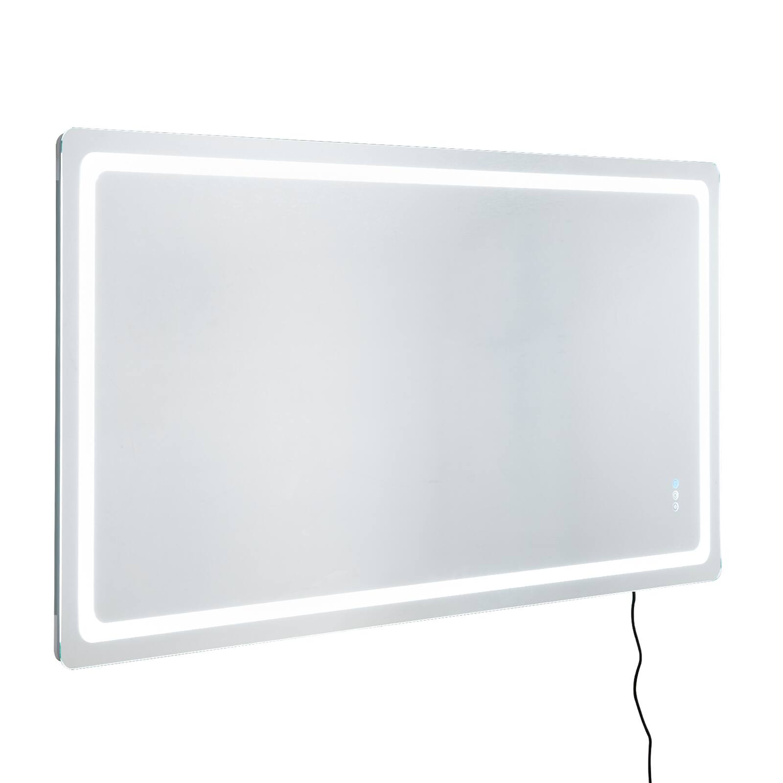 Alt View 5. VEVOR - LED Bathroom Mirror, 36" x 72" LED Bathroom Vanity Mirror with Frontlit and Backlit, Anti-Fog Memory Mirror with Lights - Gray and white.