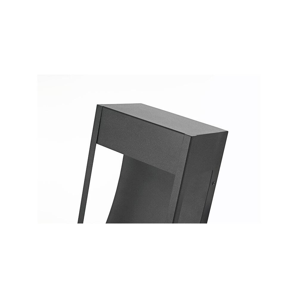Alt View 1. Elegant Lighting - Adriel 7.5 inch Outdoor Wall Sconce in Black - Black.