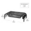 Left. Mind Reader - Monitor Stand, Ventilated Laptop Riser, Paper Tray, Office, Metal Mesh, 20"L x 11.5"W x 5.5"H, Set of 2 - Black.