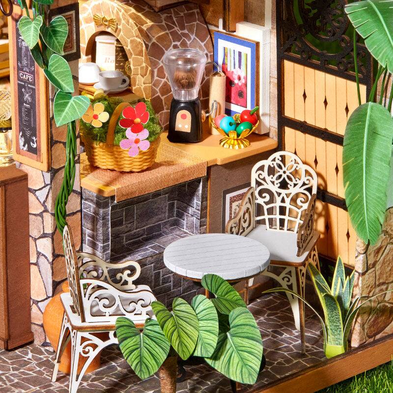 Alt View 1. Rolife - Rolife DIY Miniature Coffee Shop Kit for Adults-Leafree Café (Master Level) DH201.