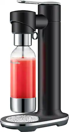 Front. Breville - the InFizz Fusion Bundle w/CO2 - Black Truffle.