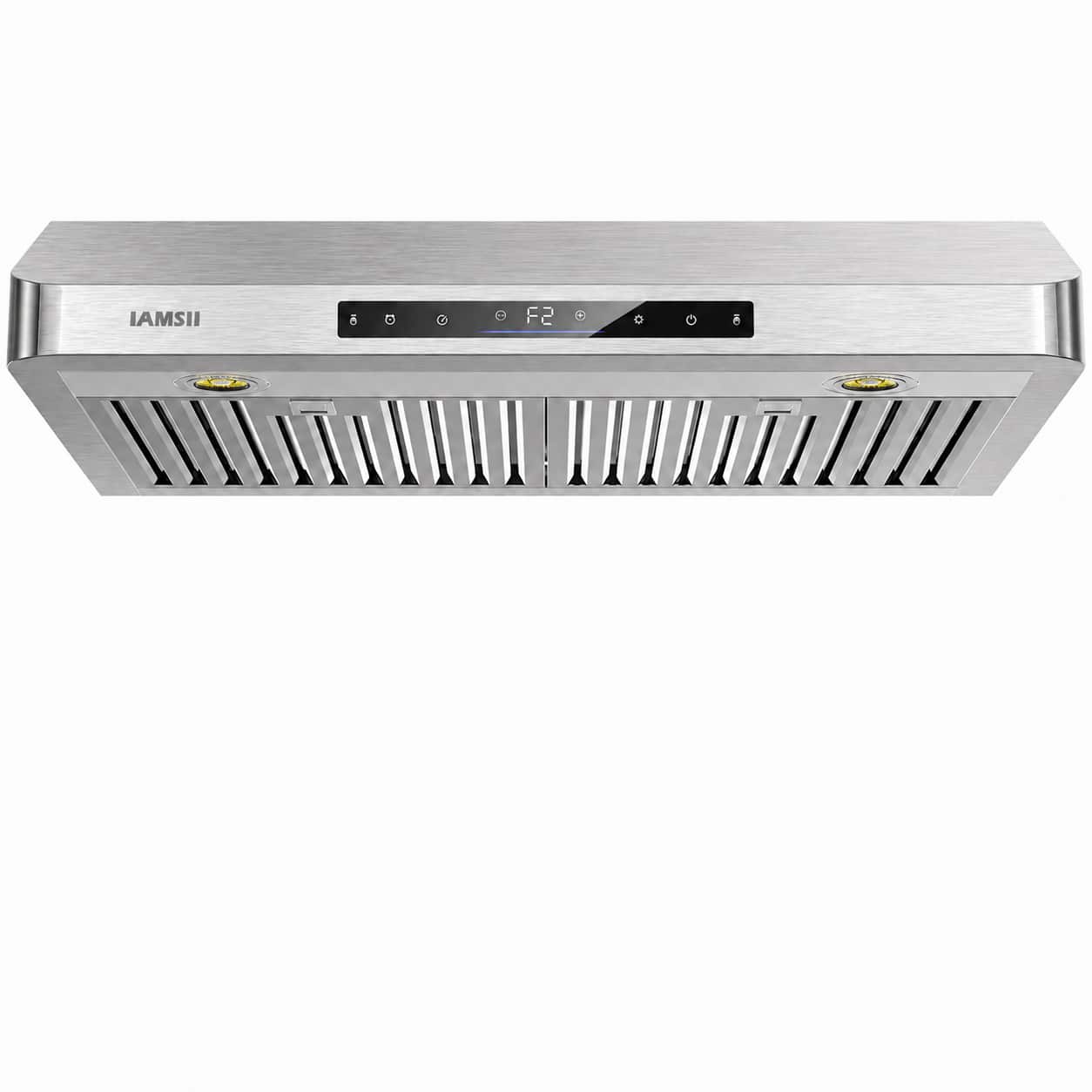 Brano - 36 inches - Externally Vented - Under cabinet Range Hood - Silver