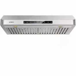 Brano - 36 inches - Externally Vented - Under cabinet Range Hood - Silver