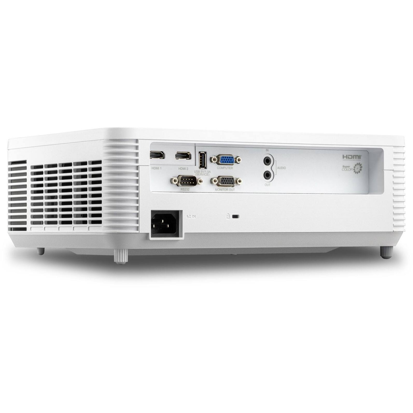 Alt View 18. ViewSonic - PA700S 4,500 ANSI Lumens SVGA Business/Education Projector - White.