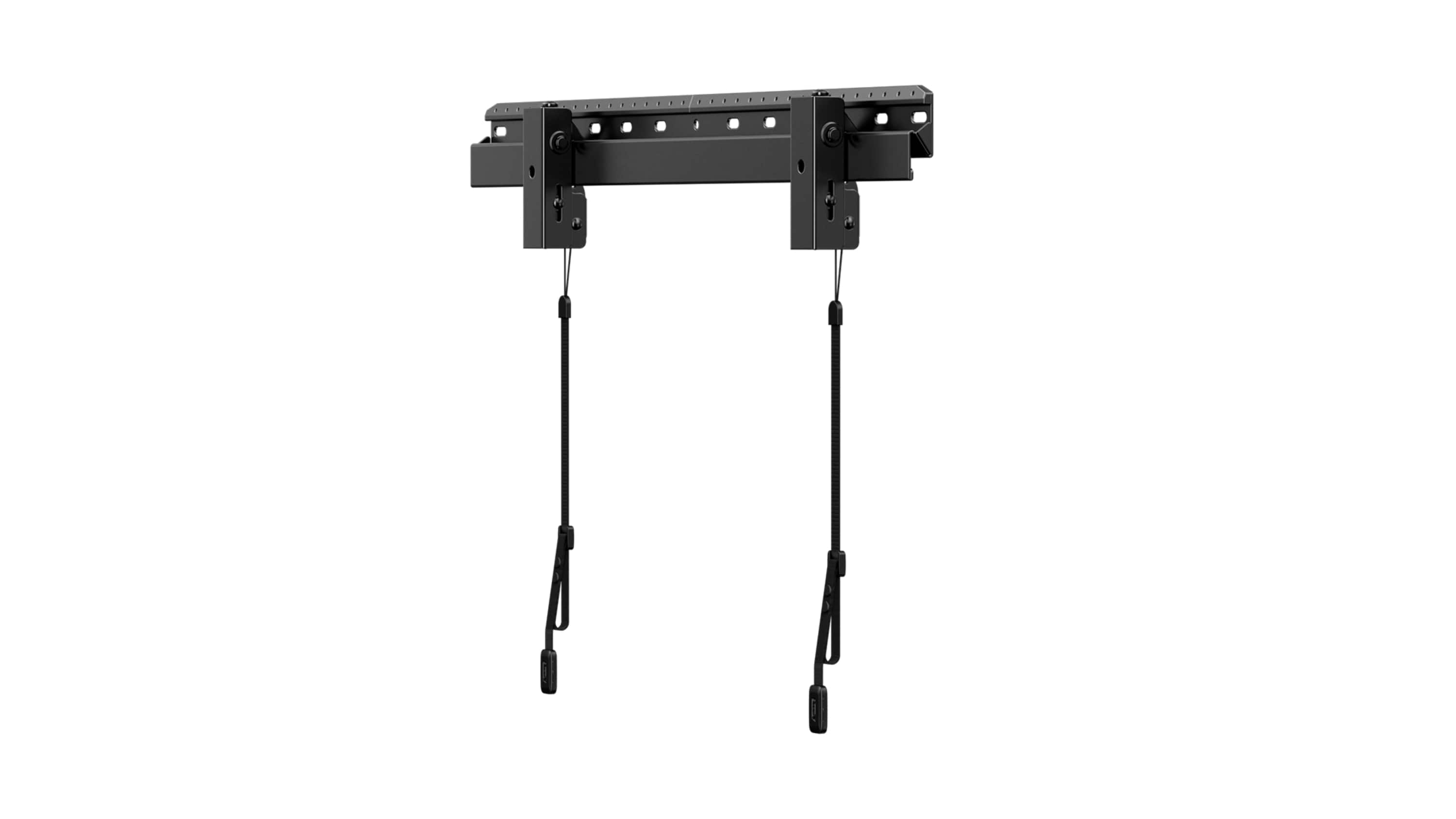 Front. ErgoAV - 42"-90″ Fixed TV Mount - Black.