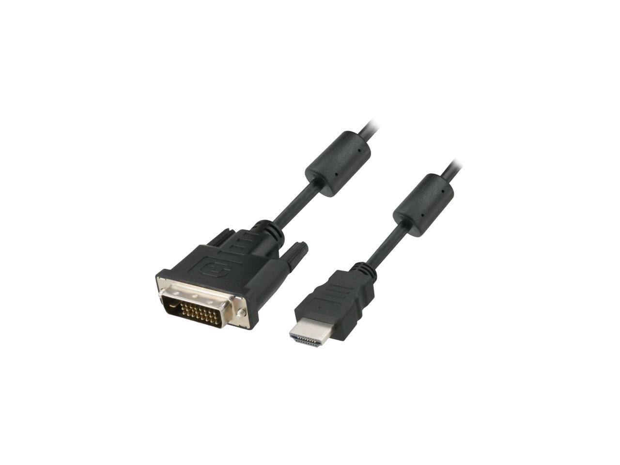 Front. Nippon Labs - Nippon Labs 6ft. DVI-D Dual Link Male to HDMI Male Cable with Ferrite Cores, 50HDMI-DVI-MM-6.