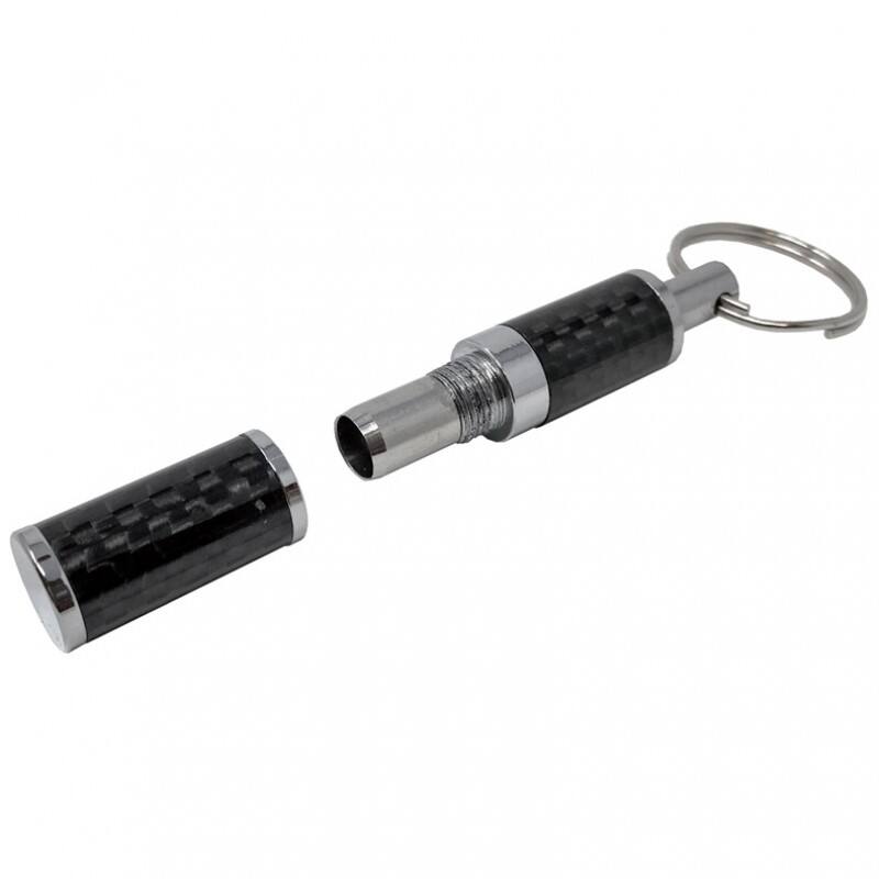 Back. Prestige - Authentic Carbon Fiber Cigar Punch - Carbon Fiber Finish.