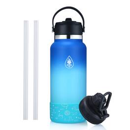 Dazzed Corner - Sport 32oz Vacuum Insulated Water Bottle Leakproof with Spout Lid - Blue