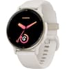 Front. Garmin - vívoactive 5 GPS Smartwatch 42 mm Fiber-reinforced polymer - Gold Aluminum and Ivory.