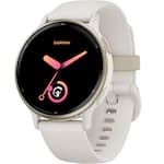 Garmin - vívoactive 5 GPS Smartwatch 42 mm Fiber-reinforced polymer - Gold Aluminum and Ivory - (2023)