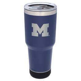 The Memory Company - Michigan Wolverines 30oz. Stainless Steel LED Bluetooth Tumbler - Multicolor