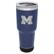 Front. The Memory Company - Michigan Wolverines 30oz. Stainless Steel LED Bluetooth Tumbler - Multicolor.