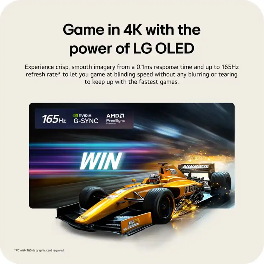 Bundle LG 55 inch OLED evo AI C6 4K Smart webOS TV (2026) + 26 Month ...