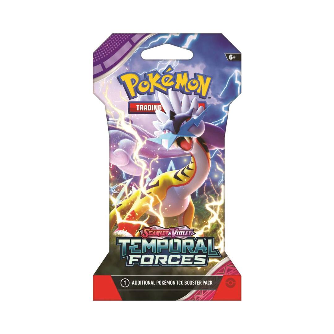6+ Pokémon™ Trading
Scarlet & Violet Temporal Forces
1 Additional Pokémon TCG Booster Pack