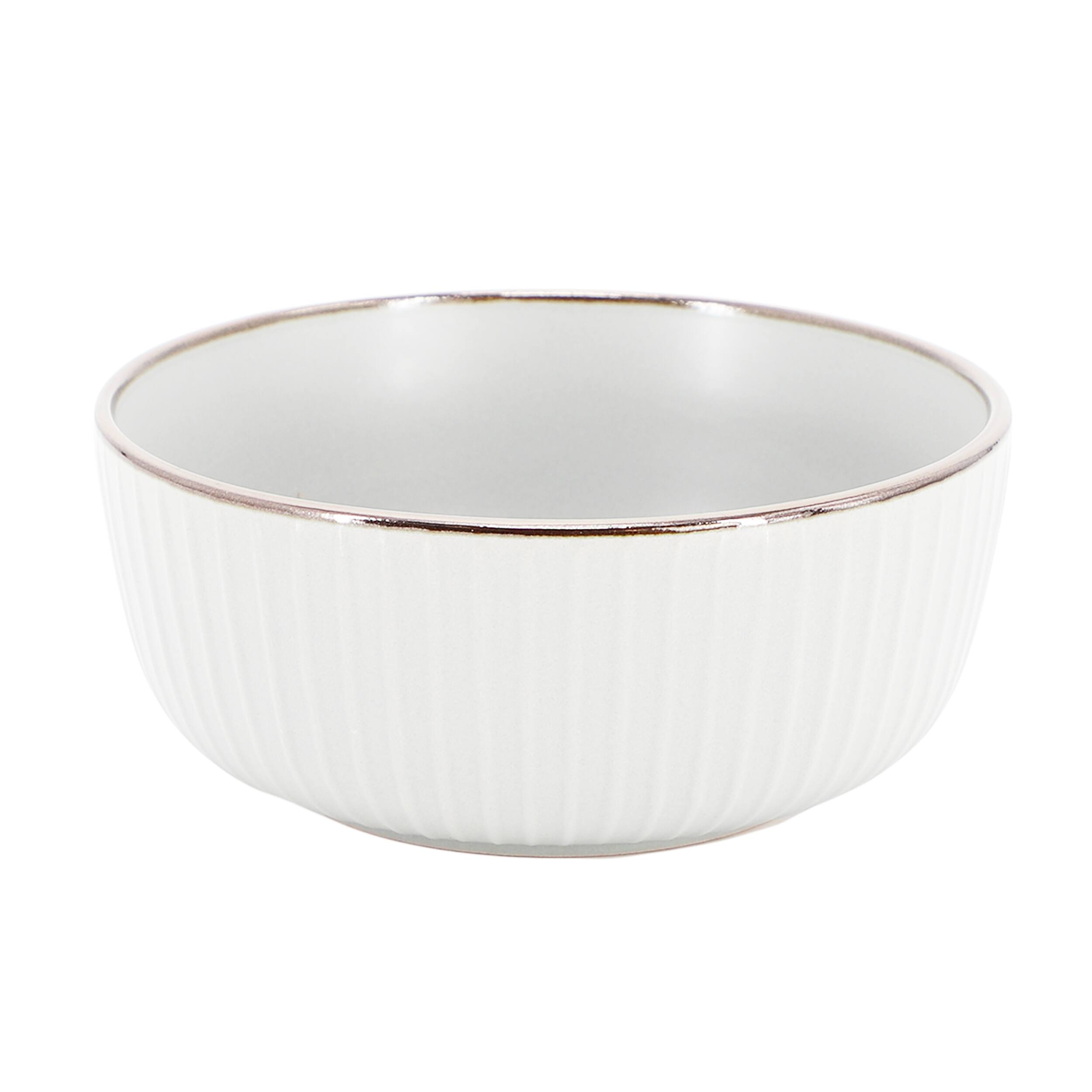 Alt View 4. Elama - Elama Leo 16 Piece Stoneware Dinnerware Set In White - White.