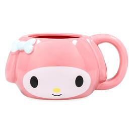 Silver Buffalo - Sanrio My Melody Sculpted Ceramic Mug | Holds 20 Ounces - Pink