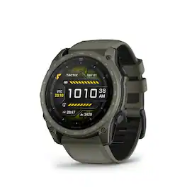 Garmin - tactix 8 AMOLED GPS Smartwatch 51 mm Fiber-reinforced polymer with titanium rear cover - Olive Drab Cerakote Coating - (2026)