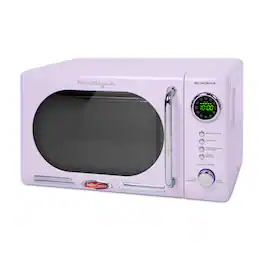 Nostalgia - Retro 0.7 cu. ft. 700-Watt Countertop Microwave Oven - Lavender