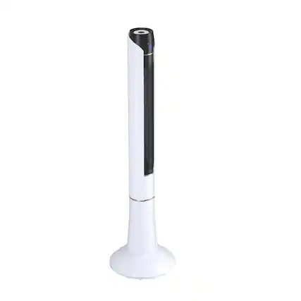 Front. SKONYON - Tower Fan with Remote Control Quiet Oscillation and Multiple Speed Settings - White.