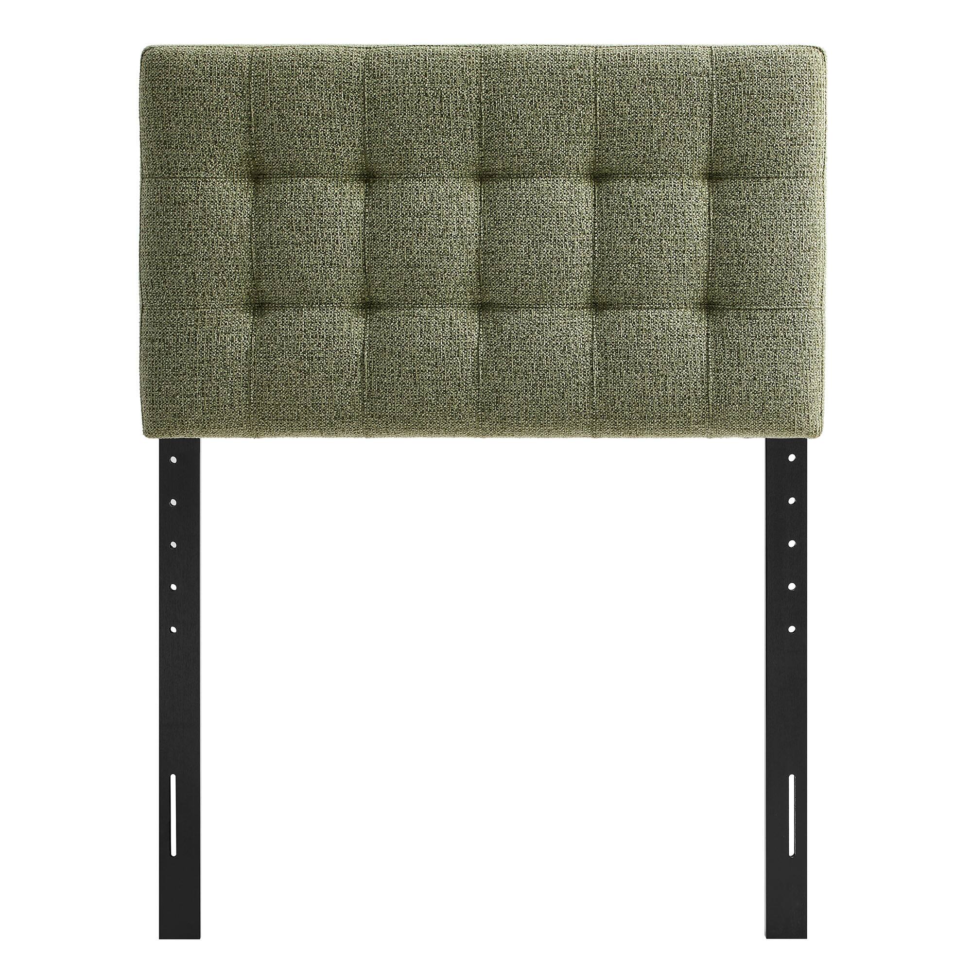 Alt View 2. Modway - Lily Upholstered Fabric Headboard by Modway - Leaf.