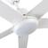 Alt View 9. Vaczon - 52-inch Modern 3CCT Dimmable LED Smart Ceiling Fan with Light and Remote & APP Control - White.