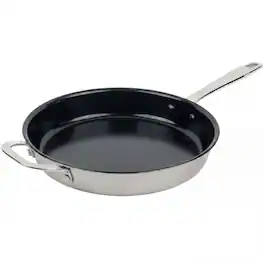 Alva - Maestro Nonstick Stainless Steel Frying Pan - Black