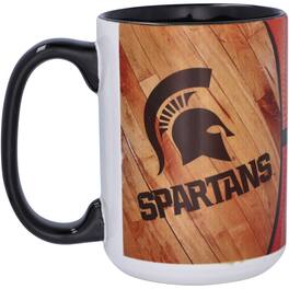 Indigo Falls - Michigan State Spartans 15oz. Basketball Mug - Multicolor