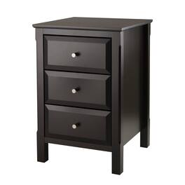 Winsome Wood - Timmy Accent Table, Nightstand - Black
