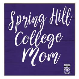Jardine - Spring Hill Badgers 10" x 10" Mom Plaque - Purple